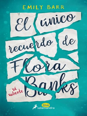 cover image of El único recuerdo de Flora Banks